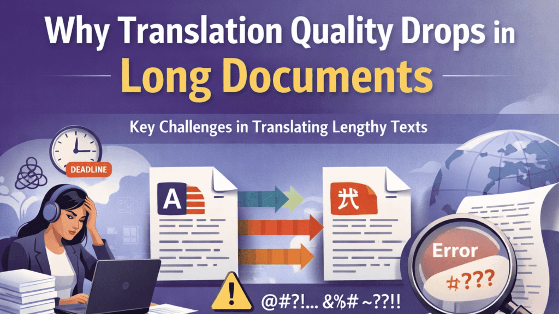 Why Translation Quality Drops in Long Documents