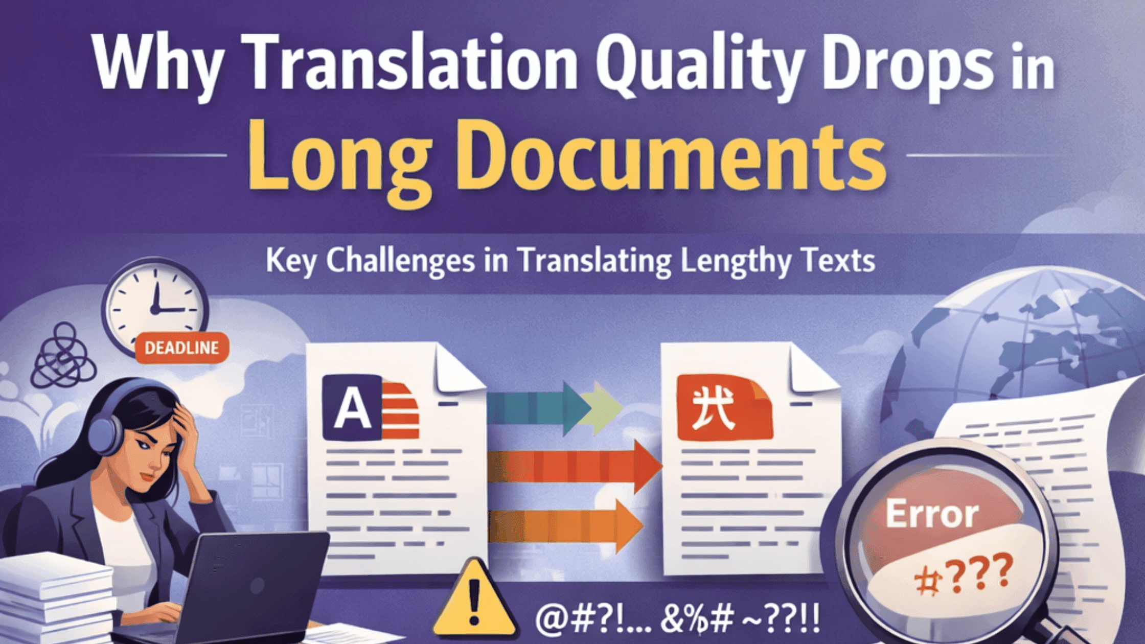 Why Translation Quality Drops in Long Documents