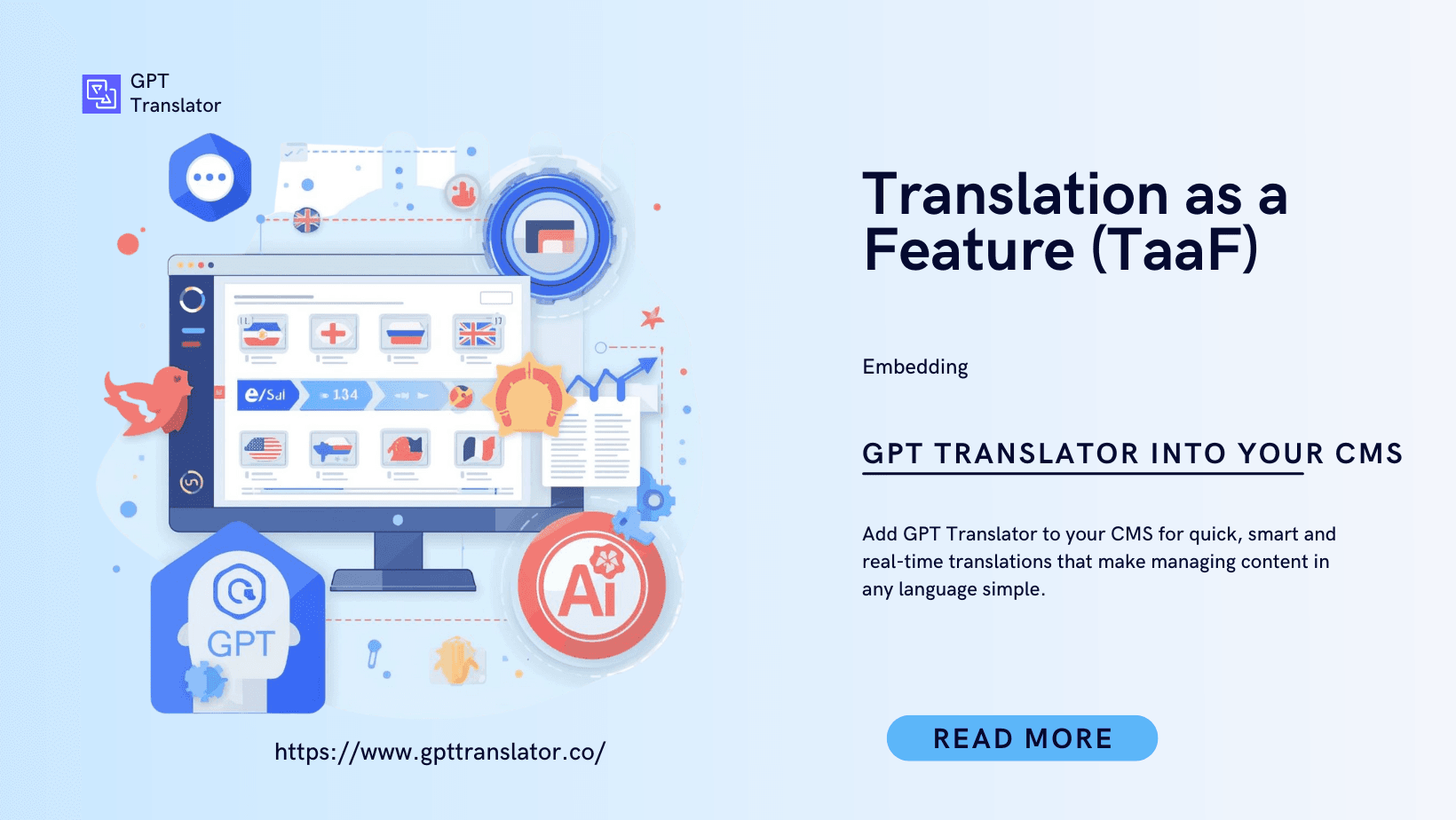 Translation as a Feature (TaaF): Embedding GPT Translator into Your CMS
