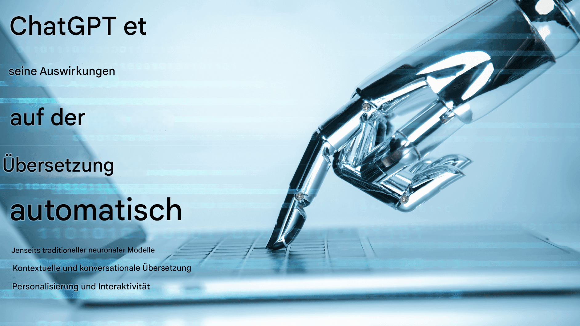 Die Zukunft der maschinellen Übersetzung: Chat GPT und darüber hinaus