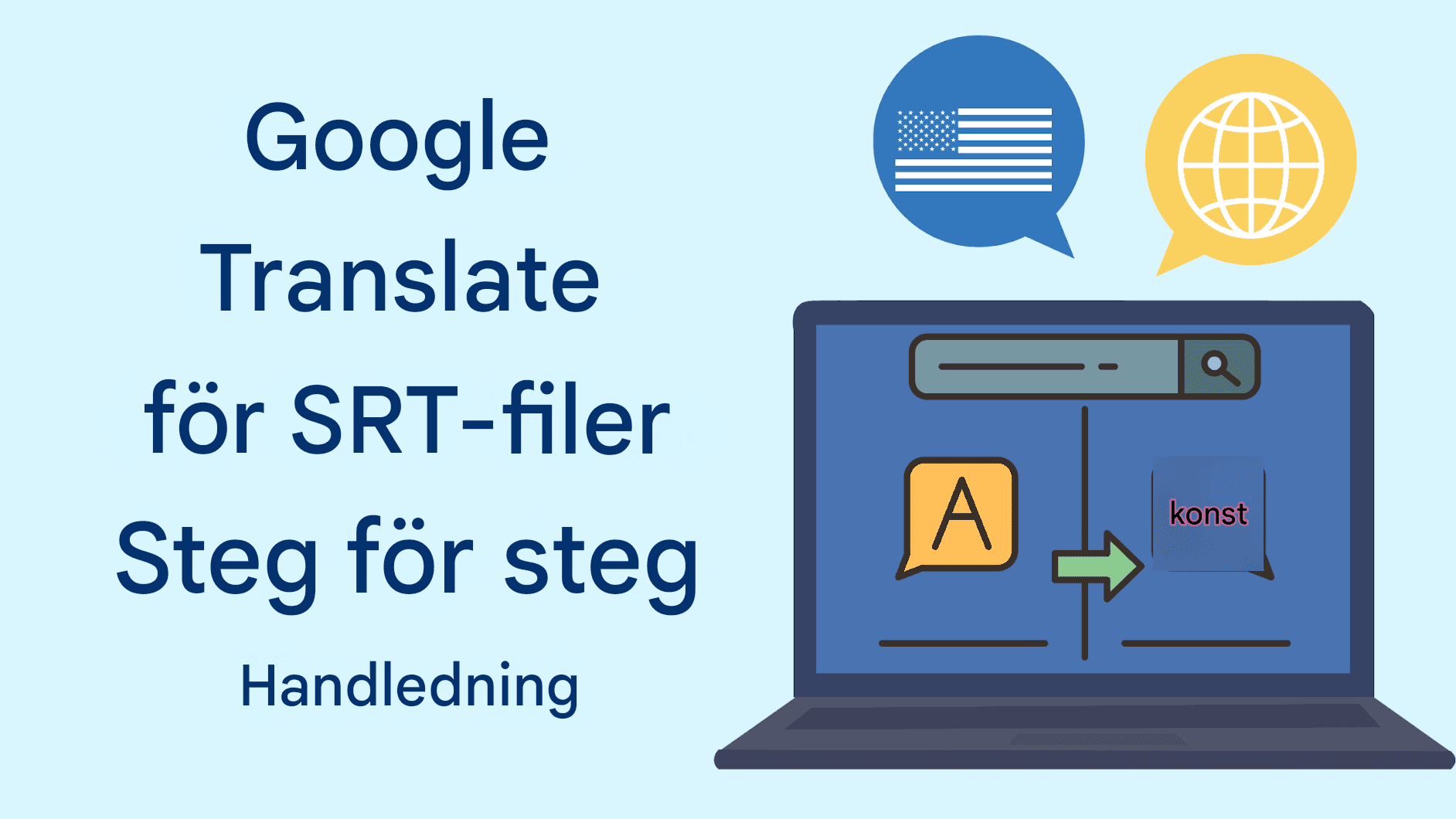 Google Translate för SRT-filer: Steg-för-steg-handledning