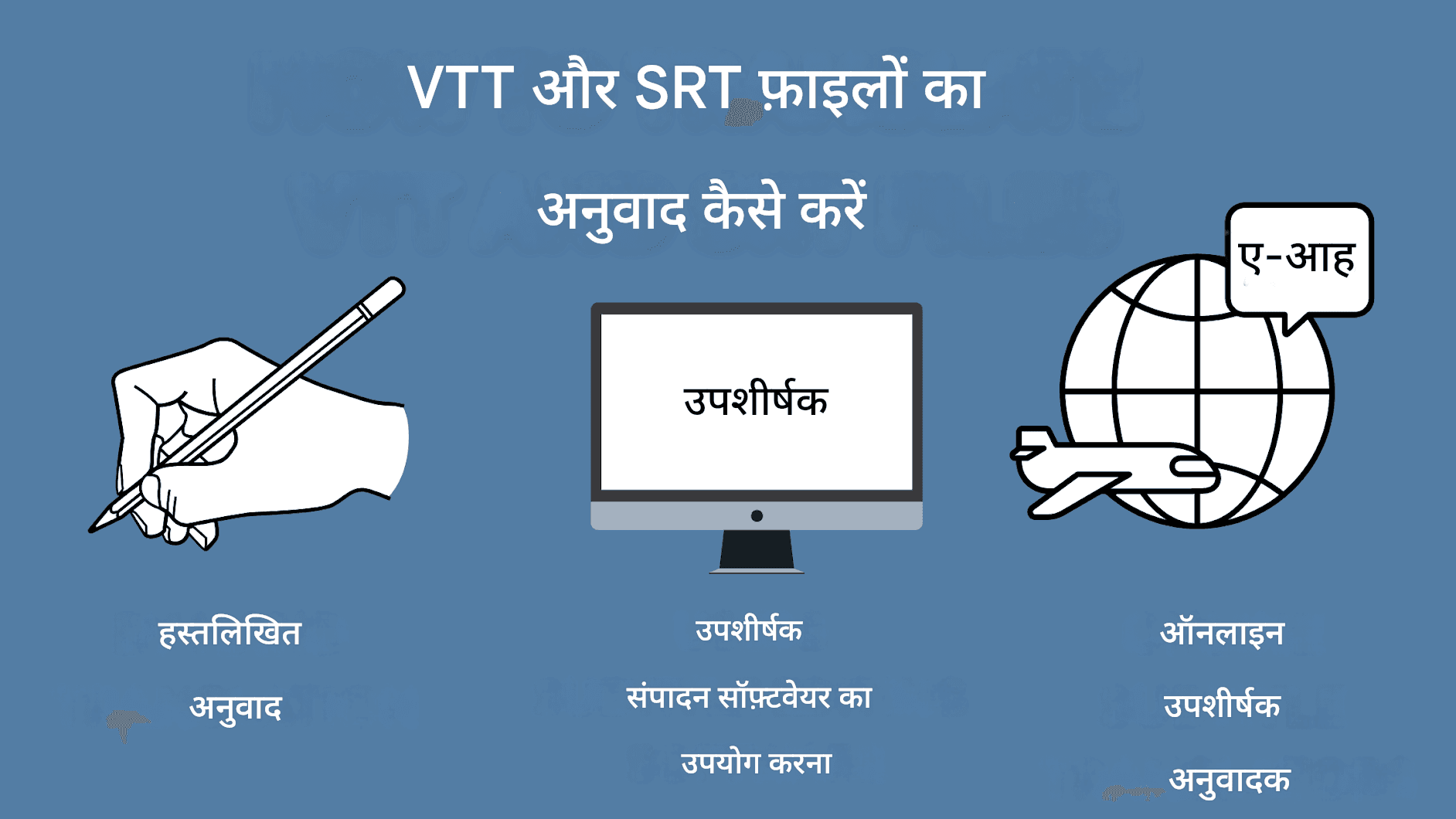 VTT बनाम SRT अनुवाद: उपशीर्षक प्रारूपों के बीच रूपांतरण
