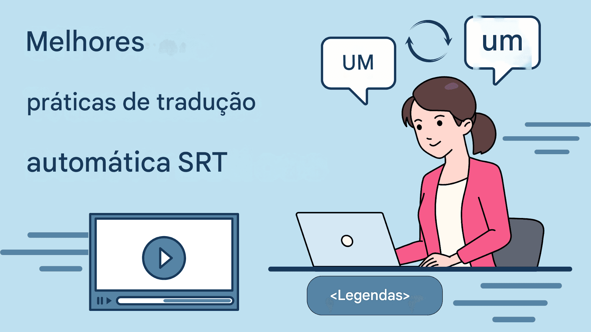 Como traduzir legendas SRT automaticamente – Soluções com tecnologia de IA