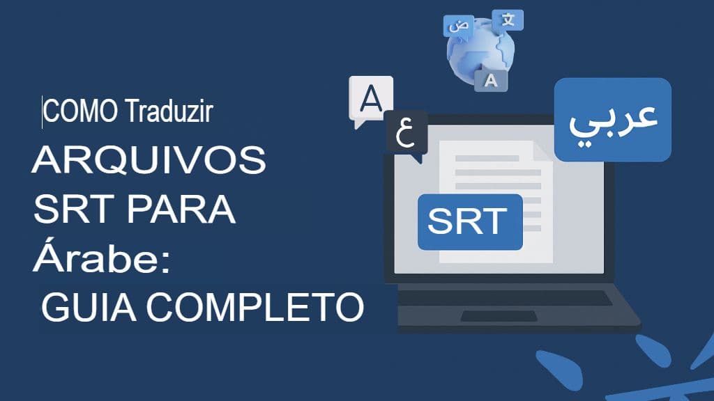 Como traduzir arquivos SRT para o árabe: guia completo