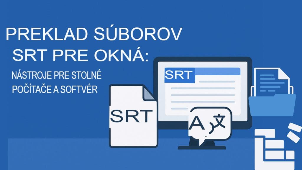 Preklad súborov SRT pre Windows: Nástroje a softvér pre počítače