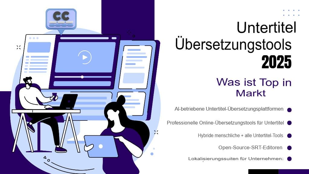Meistern Sie die Übersetzung von SRT-Untertiteln: Top-Tools und Best Practices für 2025