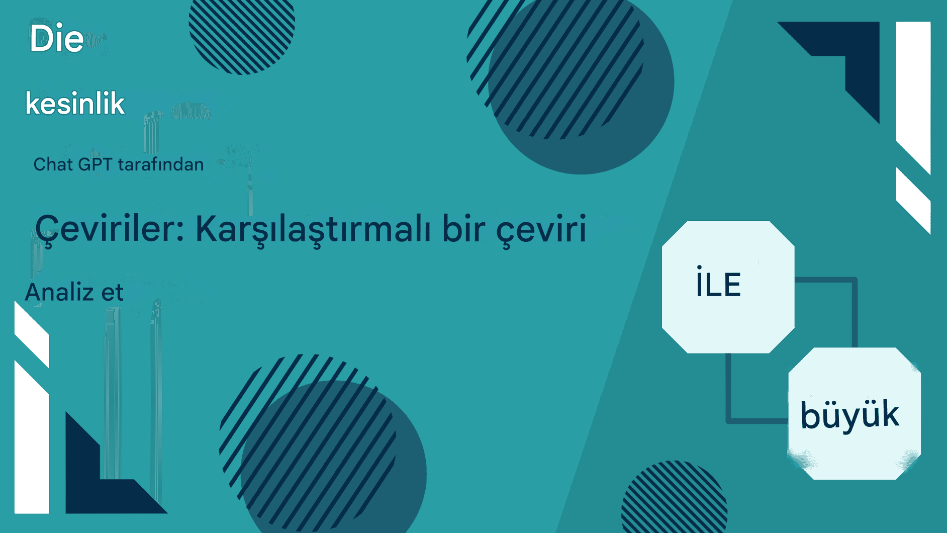 Chat GPT Çevirilerinin Doğruluğu: Karşılaştırmalı Bir Analiz"