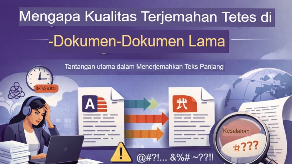 Mengapa Kualitas Terjemahan Menurun pada Dokumen Panjang?