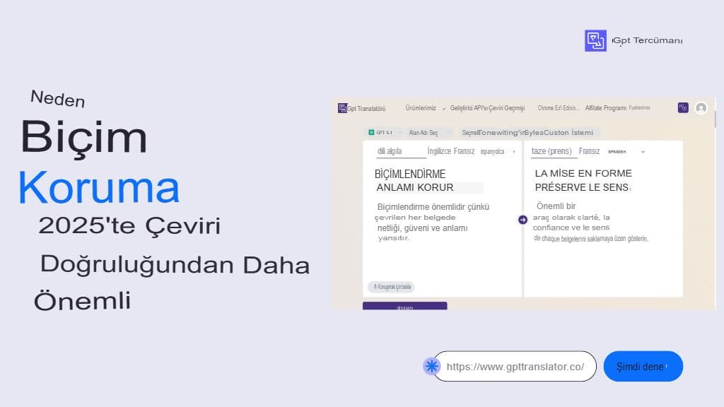 2025'te Biçim Koruma Neden Çeviri Doğruluğundan Daha Önemli?