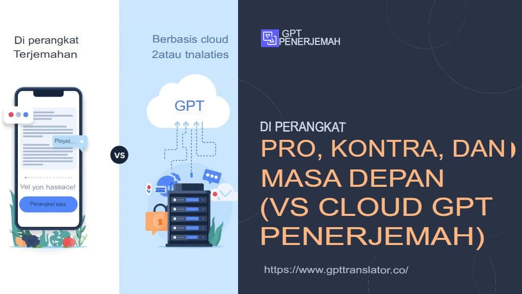 Terjemahan di Perangkat: Kelebihan, Kekurangan, dan Masa Depan (vs Penerjemah Cloud GPT)