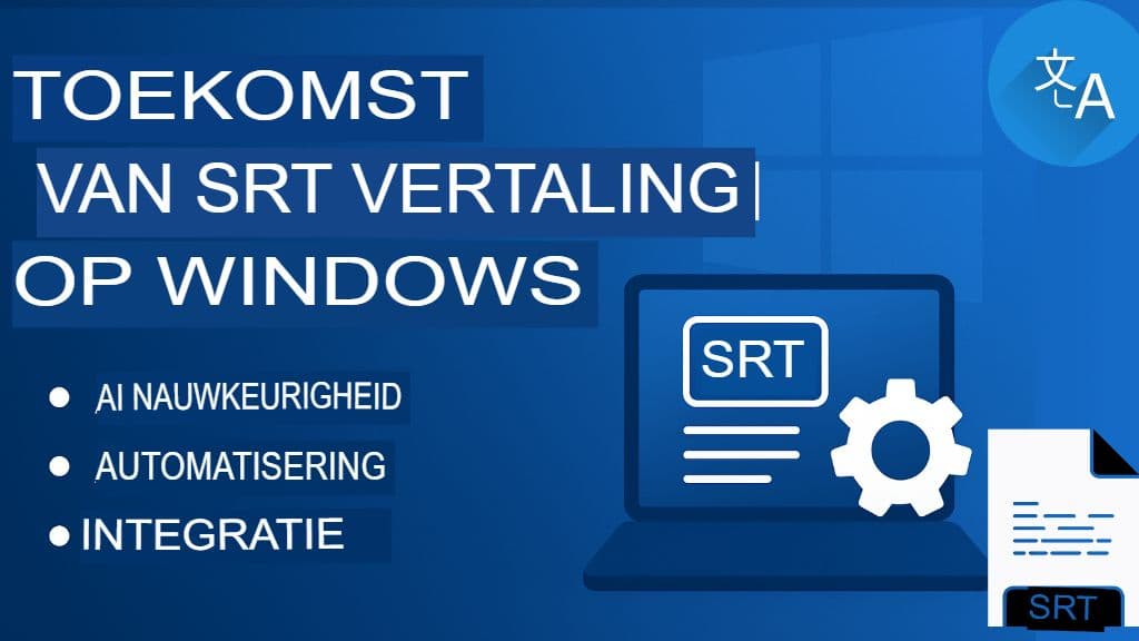 SRT-bestandsvertaling voor Windows: bureaubladhulpmiddelen en software
