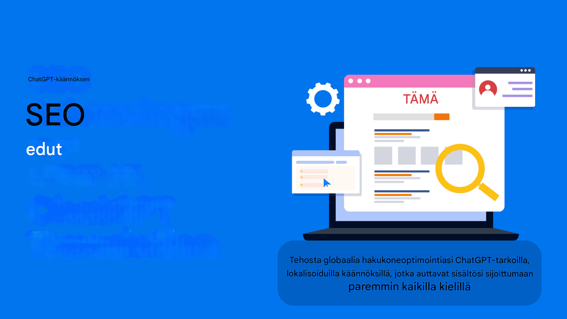 Kansainvälisen hakukoneoptimoinnin parantaminen Chat GPT -käännöstyökaluilla