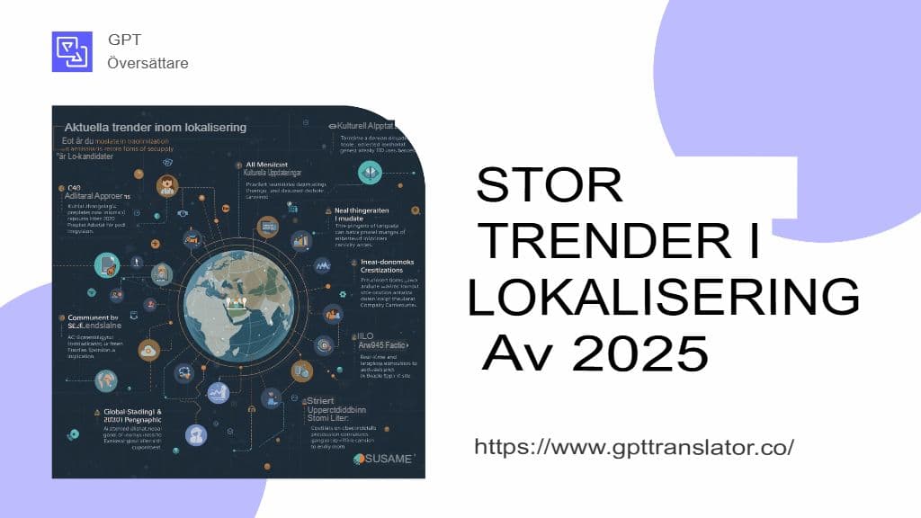 Lokaliseringstrender att hålla koll på under 2025 och hur GPT Translator passar in