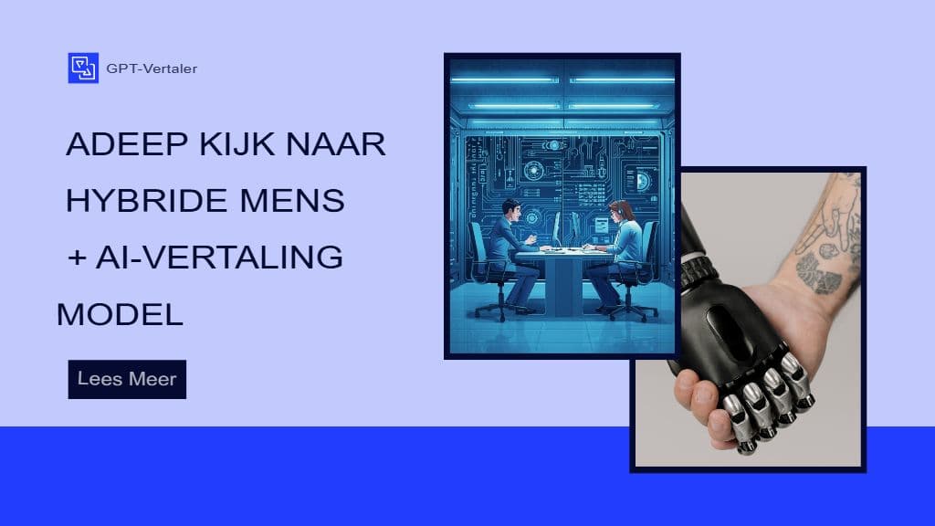 Een diepgaande blik op hybride vertaalmodellen van mens en AI