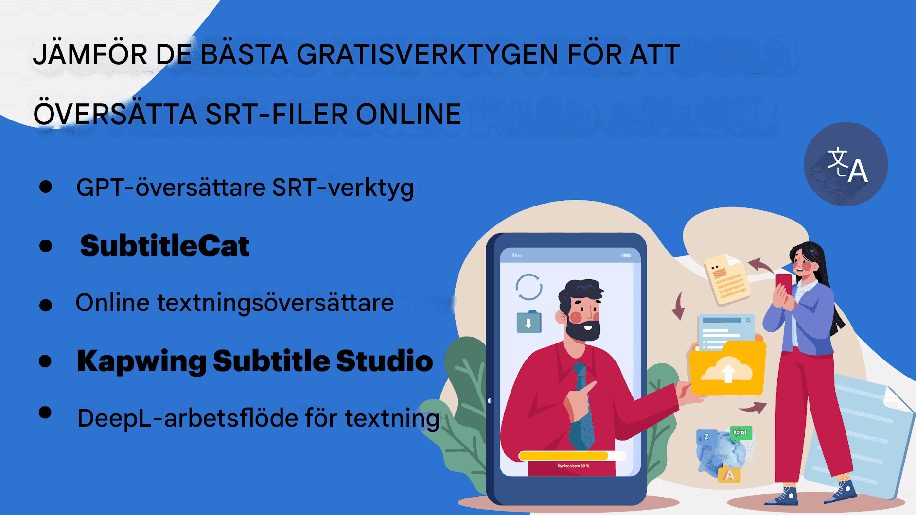 Hur man översätter SRT-filer online: Bästa gratisverktygen jämfört