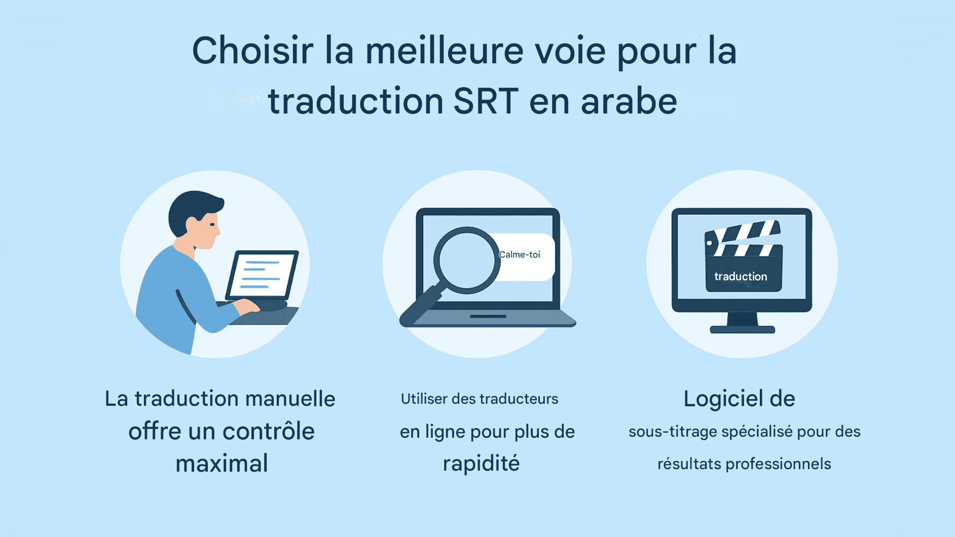 Comment traduire des fichiers SRT en arabe : guide complet